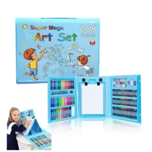 SET DE ARTE PARA NIÑOS 208 PIEZAS PORTAT